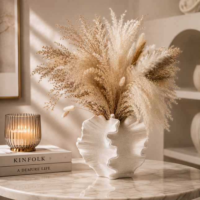 Levrane™ Coral Sculptural Ceramic Vase