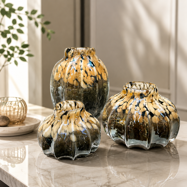Levrane™ Aurelia Textured Glass Vase