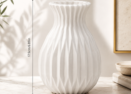 Levrane™ Sculptural Fluted Vase