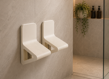 Levrane™ Luxury Wall-Mounted Bathroom Foot Rest