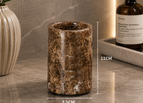 Levrane™ Round Marble Toothbrush Holder