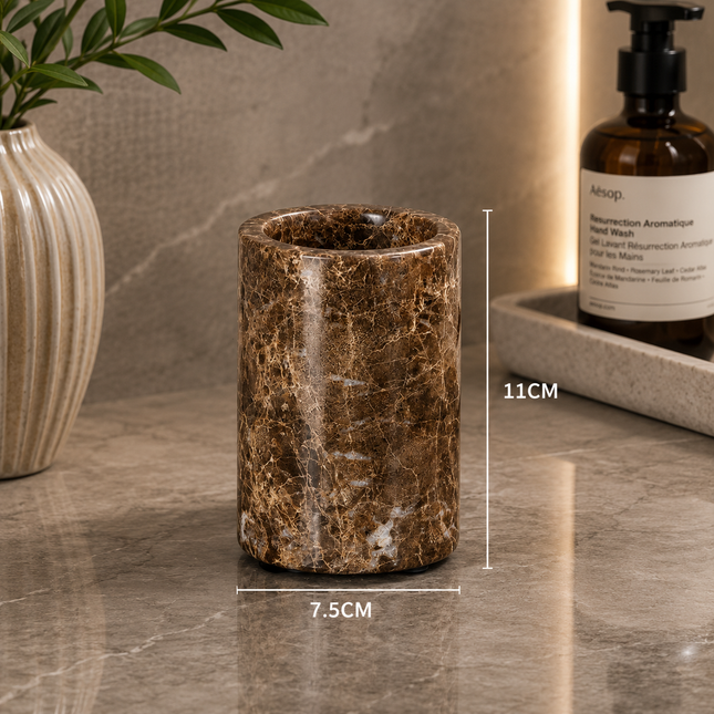 Levrane™ Luxury Emperador Marble Bathroom Collection