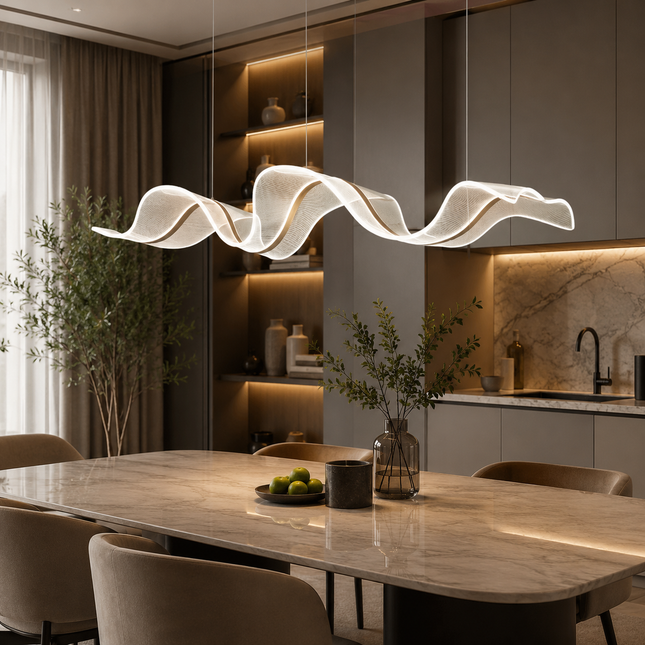 Levrane™ Aurora Wave Pendant Light