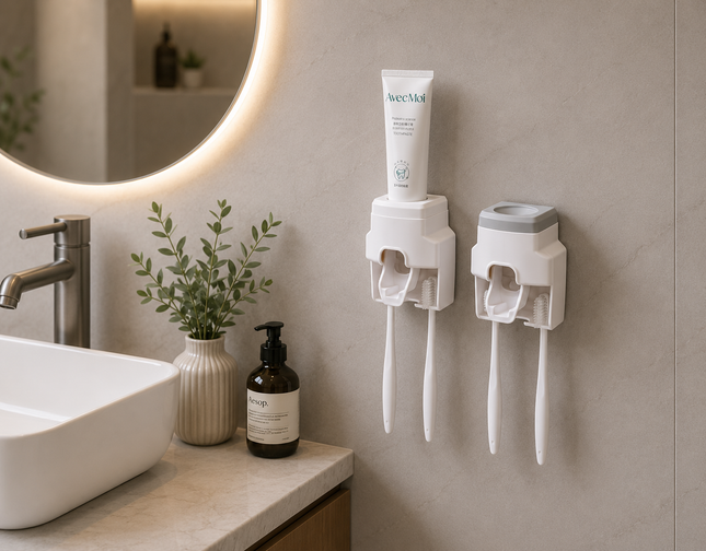 Levrane™ Automatic Wall-Mounted Toothpaste Dispenser