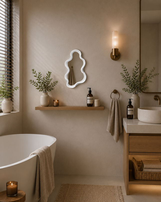 Levrane™ Organic Eclipse Wall Mirror