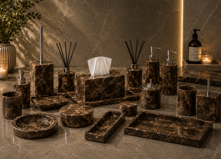 Levrane™ Luxury Emperador Marble Bathroom Collection